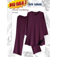 COD DSGERTRYTYIIO Trending Baju Suit Muslimah Plus Size (S - XXXL) ALICE SUIT (BLOUSE LOOSE PANTS)