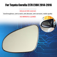 Side View Rearview Exterior Heated Wide Angle Left &amp; Right Mirror Glass for Toyota Corolla E170 E180 2014-2016