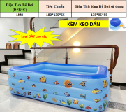 BỂ BƠI CHO BÉ 1M8 3 TẦNG - hồ bơi trẻ em