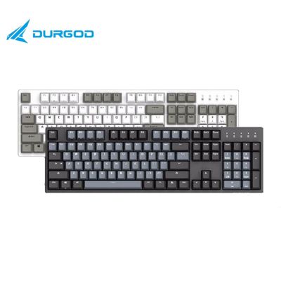 DURGOD taurus k310 104keys mechanical gaming keyboard using cherry mx switch brown silent red speed silver blue red switch