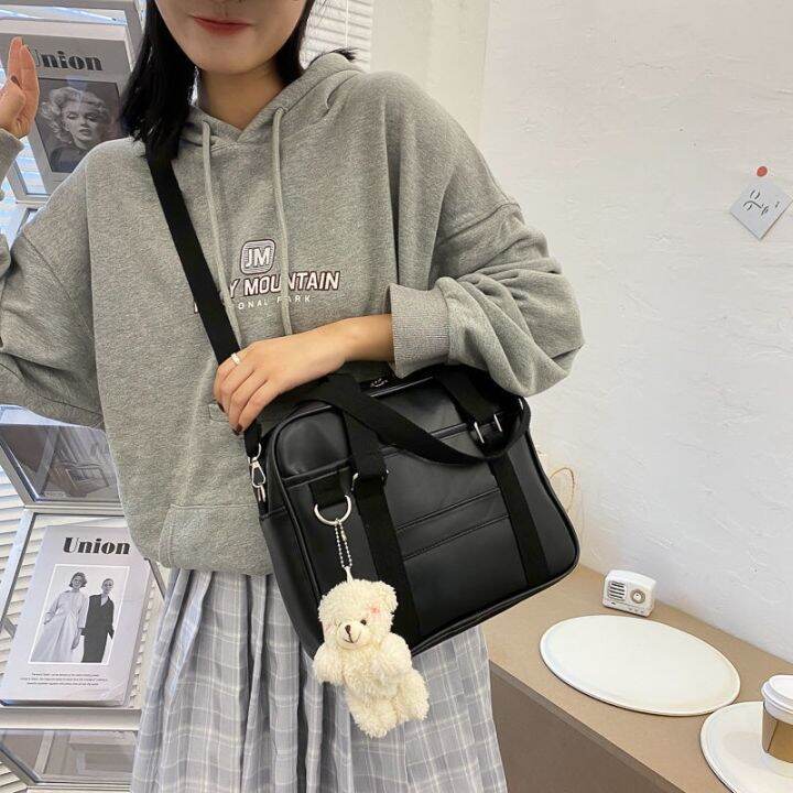 japanese-original-homemade-kj-uniform-bag-student-girl-one-shoulder-diagonal-bag-portable-casual-bag-two-dimensional-commuter-bag