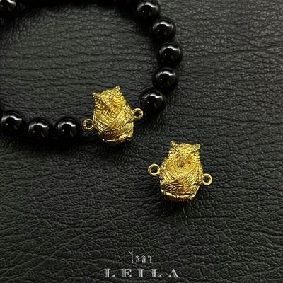 Leila Amulets ไลลา นกถึดทือ สีทอง (พร้อมกำไลหินฟรีตามรูป)