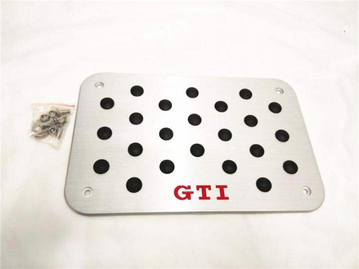 VW Volkswagen GTI Metal Antiskid Floor Mat Carpet Pedals Pad Foot Rest With Bolts Lazada