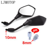 Universial 10mm Motorcycle Mirrors Racing Sport Bike Rear View Mirror For Yamaha XMAX 125 250 400 300 VMAX 1700 1200 NMAX 125