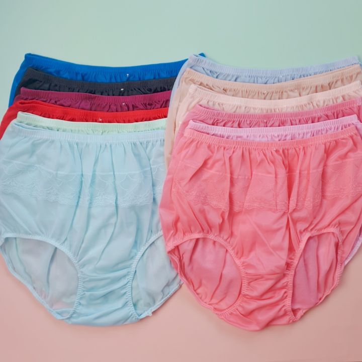 12ตัว-m-l-xl-2xl-ใส่สบาย-กางเกงในผ้าไนล่อน-กางเกงในหญิง-กางเกงในลูกไม้-กางเกงชั้นใน-กางเกงในคนอ้วน-อวบ-กางเกงในคนแก่-กางเกงในผ้าลื่น-ขายส่ง