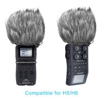 Furry Outdoor Windscreen Muff, Pop Filter/Wind Cover Shield for Zoom H5, H6 Portable Recorder