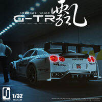 132ขนาดนิสสัน GTR R35รถแข่งรุ่น Die Cast รุ่นรถของเล่นสำหรับเด็กเด็ก Birtday ของขวัญเสียงของเล่นไฟยานพาหนะ