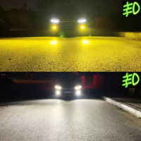 BraveWay 3000K + 6500K H1 H3 Led Bulbs H7 H8 H11 Led Light Dual Color Headlight Bulb 12V 10000LM 9005 9006 HB3 HB4 LED Fog Lamps