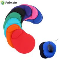 FEBRAIN ของขวัญ ตามหลักสรีรศาสตร์ อ่อนนุ่ม รองรับข้อมือ แผ่นรองเม้าส์ แผ่นรองเมาส์ ไม่ลื่น