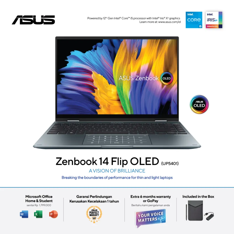 asus zenbook 14 flip up5401za