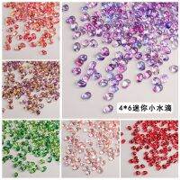 【CC】✑₪◊  50PCS/Lot 4x6mm Glass Beads Material Czech Drop Suitable for Accessories Necklace Making