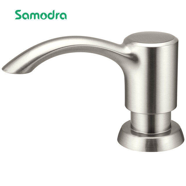 SAMODRA Nickel Soap dispenser Black Kitchen sink Counter Liquid Soap