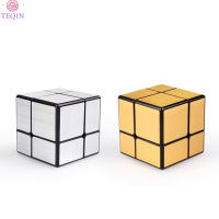 TEQIN Qiyi 2x2x2 Magic Mirror Cube Sticker Smooth Speed Cube Fun Educational Learning Toys For Children Gifts