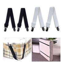 Sofa Cushion Elastic Band Belt Triangle Elastic Suspenders Gripper Holder Adjustable Straps Clip for Bed Sheets Mattress Covers Bedding Accessories