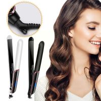 ❍﹍⊙ Professional Electric Splint Straightener Curler Fast Ion Negative Lcd Straightener Iron Heat-Up Display Iron Hair Flat Hai Q5P9