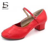 hot【DT】 Shoes Low-heeled Dancing Latin Shoe Soft Sole Outdoor Sneakers Size 34-42