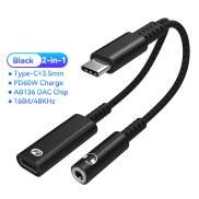 Bộ Chuyển Đổi Tai Nghe USB C Sang Type