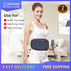 Comfier Cordless Back Massager with Heat - Rechargeable Shiatsu Massage Chair Pad - 1902C, USA