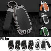 【LZ】♣✇□  Car Key Fob Capa Case para Chevrolet liga de zinco TPU couro Camaro Malibu faísca volt Cruze Blazer parafuso EV Trax equinócio atravessar