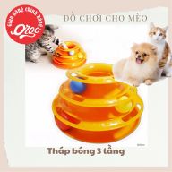 Orgo - Đồ chơi mèo 3 tầng hình tháp banh cho mèo đùa nghich vui nhộn giảm stress cho mều thumbnail