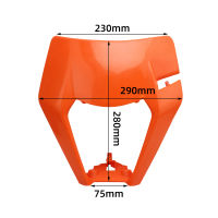 สากลไฟหน้ารถจักรยานยนต์ไฟหน้าหน้ากากพลาสติกสำหรับ KTM SX XC SXF XCF XCW EXC EXCF SMR 125 150 200 250 350 300 450 500 530