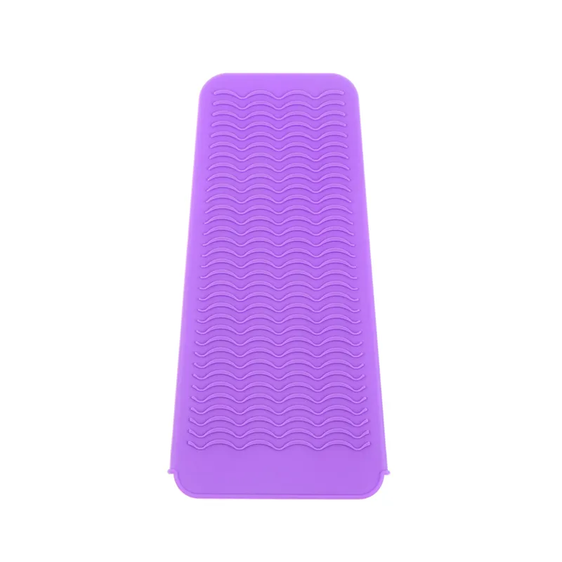 Silicone Heat Resistant Mat Pouch For Curling Iron Hair