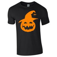 【New】 Halloween Pumpkin Witch Tshirt Tee Scary Costume Fancy Dress Adults  Christmas Gift BlackS-5XL