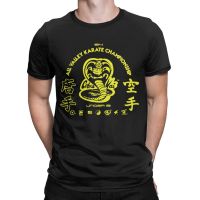 [Fashion] เสื้อยืดแขนสั้น คอกลม ผ้าฝ้ายแท้ พิมพ์ลายภาพยนตร์ Cobra Kai Karate Kobra Kai Miyagi-Do สําหรับผู้ชาย