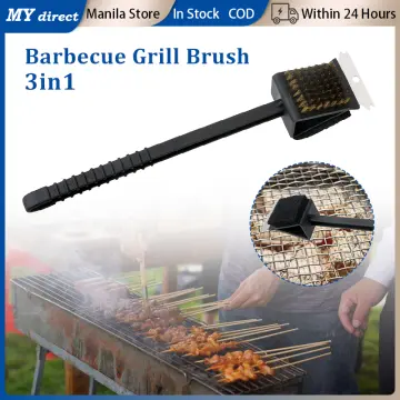 3 In 1 BBQ Wire Brush Barbecue Grill Oven Cleaning BBQ Brush