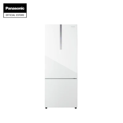 Panasonic ตู้เย็น 2 ประตู (14.8 คิว , สี Glass White) รุ่น NR-BX471WGWT | เทคโนโลยี Prime Fresh -3°C | Econavi + Inverter ประหยัดไฟ | Blue Ag / Ag Clean ยับยั้งแบคทีเรีย