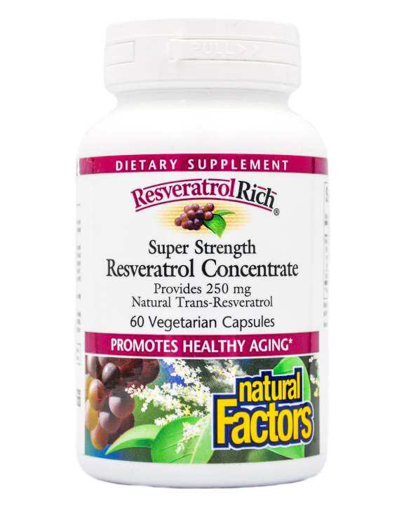 Natural Factors Resveratrol 250mg (60 capsules) Lazada PH