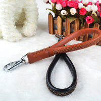 1 PC New Leather Dog Collars And Leashes High Quality Short Pet Leash Belt Traction Rope For Dogs Breed Accessories