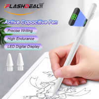 IFlashDeal ปากกาสำหรับจอมือถือปากกา Stylus เก็บประจุอเนกประสงค์,ดินสอแอคทีฟแอลอีดีดิจิตอลจอแสดงผลความจุปากกาหน้าจอสัมผัสภาพวาดปากกาสำหรับเขียนสไตลัสปากกาวาด