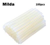 【LZ】۩✶  Milda-Clear Hot Melt Glue Sticks para carro Dent ferramentas manuais Paintless Auto Repair 7mm x 100mm 100 PCs