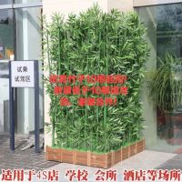 [COD] bamboo engineering fence company hotel landscaping living room partition screen decoration indoor and outdoor fake