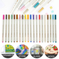 1 Set Premium Acrylic Pens Marker Pens Paint Pen Write on Stones Glass School Art Supplies Stationery