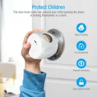 ☌♙✼ Safe Children Ball Shape Protective Child Proof Baby Home Accessory Door Knob Cover Handle Sleeve Safety Lock Cover