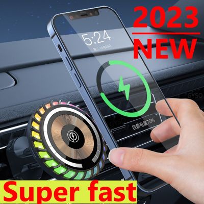 20W Magnetic Wireless Charger Car Air Vent Stand Phone Holder For iPhone 14 Plus 13 12 14 Pro Max 12 Mini Fast Charging Station Car Chargers