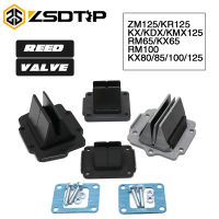 ZSDTRP รถจักรยานยนต์คาร์บอนไฟเบอร์ VF รีดวาล์วสำหรับ ZM125/KR125 Kx/kdx/KMX125 RM65 KAWASAKI KX65 KX80 KX85 KX100 RM100 KX250