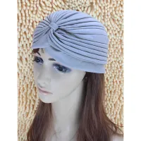 【health】 Women Adjustable Swimming Cap Swim Pool Bathing Hat Protect Long Hair Ears Turban Pleated Fabric Headwear Yoga Caps Multi ColorsTH