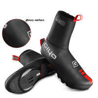 Winter Cycling Lock Shoe Covers Windproof Bike Cycling Overshoes MTB Bike Thermal Fleece Cycling ShoeCover Waterproof