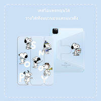 เคสiPadหมุน Case 360° แบบหมุนได้ ใช้สำหรับ Gen5/Gen6 9.7 Gen7/Gen8/Gen9 10.2 Caseไอแพด Air5/Air4 10.9 Air310.5 Air2/Air1 พร้อมช่องเสียบปากกา ฝาหลังใส