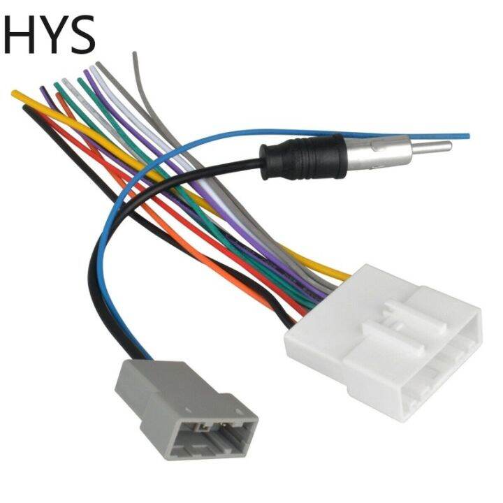HYS Auto Car Radio Audio 20Pin Wiring Harness Adapter for Nissan 70
