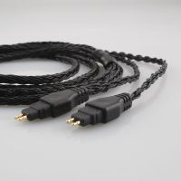 HiFi 16 Core Black OCC Earphone Cable For Sennheiser HD580 HD600 HD650 HDxxx HD660S HD58x HD6xx Headphone