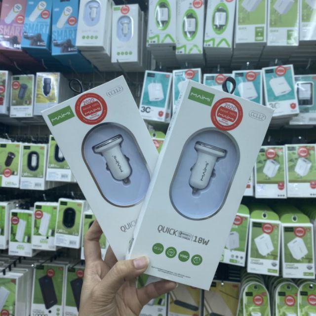 maimi-cc112-quick-charger-18-w-หัวชาร์ทรถ-หัวรถ-หัวชาร์ทในรถ-หัวชาร์จรถ-1-usb-car-charger-ชาร์ทรถ-ชาร์จ