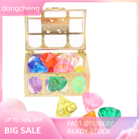 dongcheng ของขวัญคริสต์มาส,เซลแฟลชไดฟ์พลอยดำของเล่นในสระว่ายน้ำ10เพชรหลากสีใหญ่พร้อมกล่องโจรสลัดสมบัติว่ายน้ำ