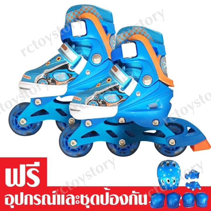 rctoystory-in-line-skate-ร3-ล้อ-มีไฟ-รองเท้าอินไลน์สเก็ต-in-line-skate-รองเท้าสเก็ตสำหรับเด็กของเด็กหญิงและชาย-โรลเล