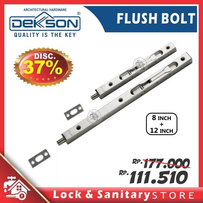 Grendel Tanam Dekson Dekkson Flush Bolt Fb Inch Inch Sss Slot Pintu Kayu Lazada