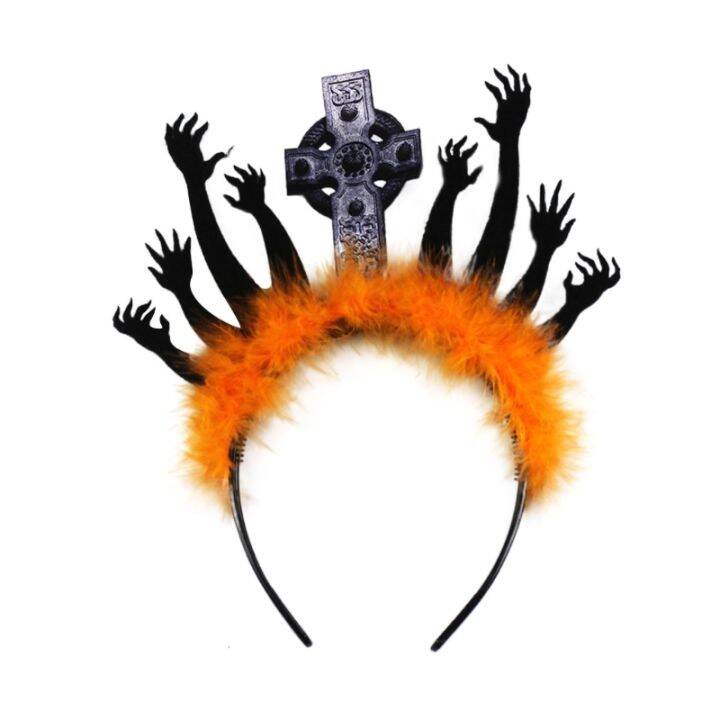 Halloween Headband Halloween Goth Headband Halloween Tiara Hair Hoop