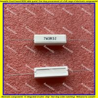 10Pcs/Lot 7W3R3J 7W3.3ΩJ RX27-1 SQP Horizontal Cement Resistance 7W3.3ohm 3.3R Ceramic Resistance Precision ±5 Power Resistance